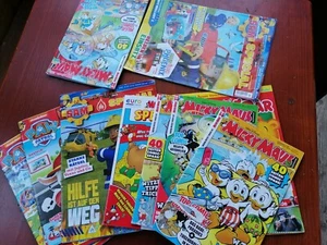 Comic Sammlung 16 Hefte Micky Maus, Paw Patrol Feuerwehrmann Sam Bussibär - Bild 1 von 11