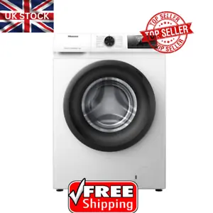 Hisense WFQP9014EVM 9Kg Washing Machine 1400 RPM C Rated White Inverter Steam - Picture 1 of 8
