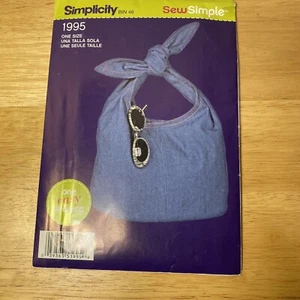 Simplicitu 1995 Bag Sewing Pattern UNCUT - Picture 1 of 2