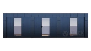 Bürocontainer kaufen - 9,0 m x 3,0 m Villex - mit Elektrik inkl. Klimaanlage! - Bild 1 von 10