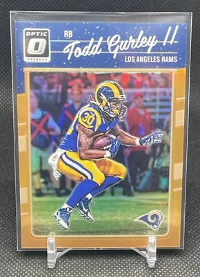 2016 Panini Donruss Optic Todd Gurley II Orange /199 #53 Los Angeles Rams - Image 1 of 3