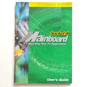 Elitegroup ECS K7S5A PRO Socket A Mainboard User's Guide / Handbuch / Manual - Bild 1 von 1