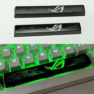 Hágalo usted mismo Tapa de barra espaciadora translúcida para teclado mecánico Razer Corsair 6,0X 6,5X - Imagen 1 de 9