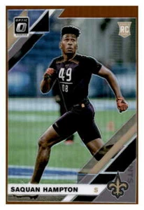 2019 Donruss Optic Bronze Saquan Hampton  138 - Picture 1 of 2