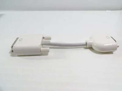 Genuine Apple DVI to VGA Video Adapter DVI-I Male to VGA Female - Image 1 of 4