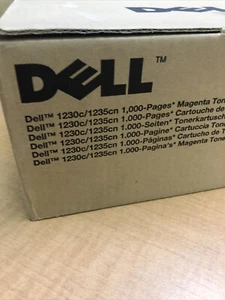 NIB Dell 1230C 1235CN Magenta Toner Cartridge 1000 pgs 0D593K - Picture 1 of 2