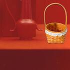 Hand Basket Indoor Outdoor Wood Woven Basket for Candy Gifts Flower Display