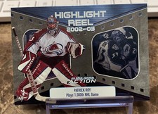 2003-04 In The Game Action Highlight Reel Patrick Roy #HR-2 ITG Colorado Avs