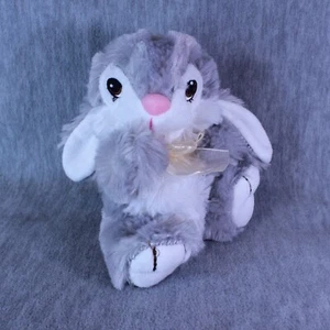THUMPER Bunny Rabbit from Bambi Movie Plush 7" Animal Stuffed Gray Toy DAN DEE - Picture 1 of 6