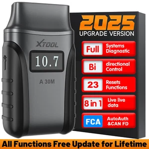 XTOOL A30M V2.0 Full System Bluetooth Diagnostic Tool Bidirectional Scanner FCA - Picture 1 of 17