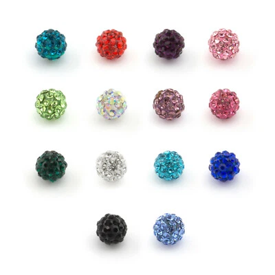 Spare SHAMBALLA Crystal Disco Gem Balls Suitable For All Piercing Types - Image 1 of 2