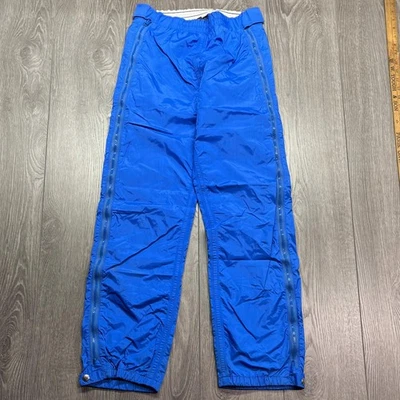 Vintage The North Face Gore-tex 1980s Brown Label Track Pants Blue Small 26x30 - Image 1 of 4