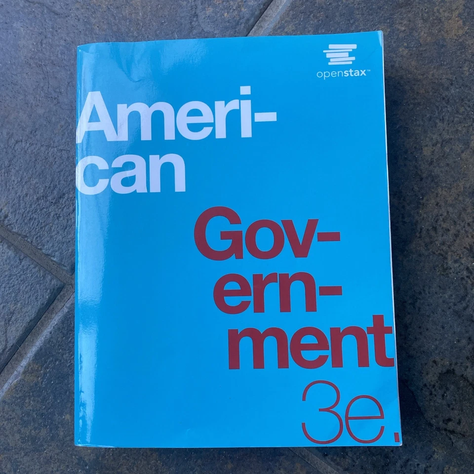 American Government 3e by OpenStax (Official Print Version, paperback Foto 1 de 1