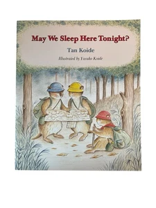 May We Sleep Here Tonight? Picture Book Tan Koide Extra Large 15" By 18" 1981 - Bild 1 von 11