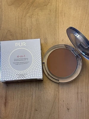 PUR 4 in 1 Pressed Mineral Makeup SPF 15 # "DEEP DP6”, 0.28oz New In Box - Image 1 of 4