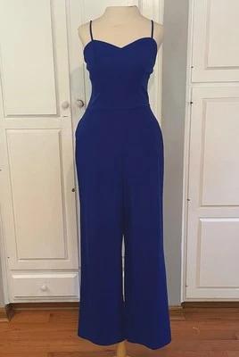 Mono mediano Crystal Sky para mujer azul real boda ducha fiesta ajustable Foto 1 de 4