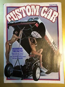 Custom Car Magazine Aug 1978 Cover Houndog The Facts 438D - Imagen 1 de 2