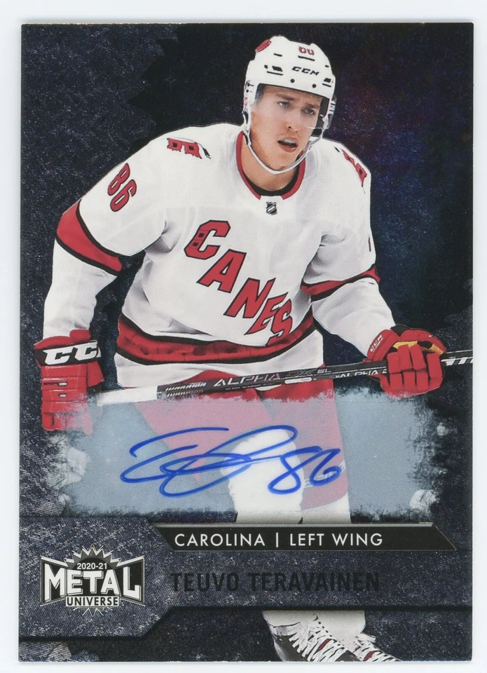 2020-21 Skybox Metal Universe Teuvo Teravainen Auto #68 - Image 1 of 1