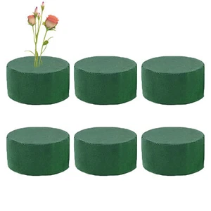 6 PCS Green Dry Floral Foam Blocks Styrofoam Blocks Artificial Flowers Florist - Picture 1 of 5