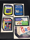 1982 Wacky Packages Lot of 5 Stickers Unused!! Kleenaxe Tissues / Playskull