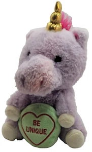 LOVE HEARTS BE UNIQUE UNICORN SWIZZELS 9"PLUSH CUDDLY SOFT TOY TEDDY - Picture 1 of 16