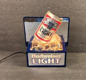 VINTAGE 1982-83 BUDWEISER HELLE BIERDOSE AUF EISSCHILD ANHEUSER BUSCH KNOSPE FUNKTIONIERT - Bild 1 von 10