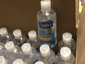 24 - Suave Hand Sani Gel Kills 99.9% of Germs, Unscented, 8 FL OZ Each - Picture 1 of 2