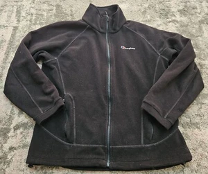 Berghaus Zip Fleece Mens L Jacket Black - Picture 1 of 9