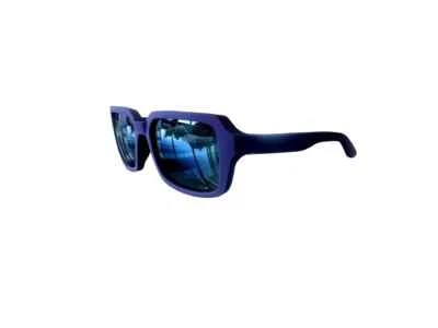 Gafas de sol 100 % RIDELEY Soft Tact marco púrpura profundo lentes espejadas negras Foto 1 de 4