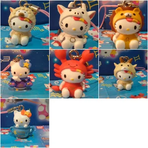 HELLO KITTY MINI SWING ZODIAC ZODIACO NUOVE GASHAPON SANRIO + CARTINA  - Foto 1 di 23