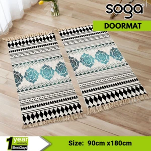 SOGA 2X 90cm Boho Bathroom Rug Vintage Kitchen Area Runner Rugs Home Decor - Picture 1 of 7