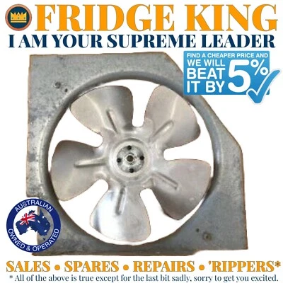 1449191 Kelvinator fridge freezer condenser fan assembly assy FITS ALL KSM6100 - image 1 of 4