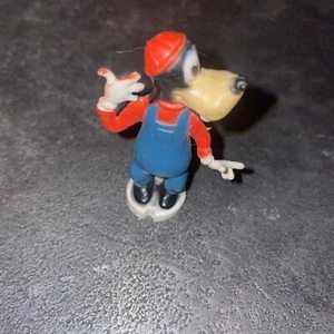 VINTAGE DISNEY CAOUTCHOUC JOUETS GOOFY 2,75" DE HAUT TRÈS ANCIEN - Photo 1/5