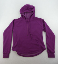 Tek Gear Hoodie Womens Medium Purple Specks Fleece Pullover