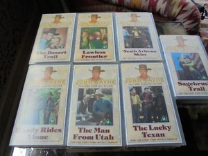 John Wayne Lone Star Collection - 7 Titles in VHS - Picture 1 of 3