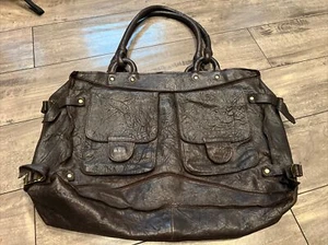 Lesa Wallace Handbags Leather Prosperity Bag Large 16x11x5 - Picture 1 of 8