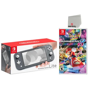 Nintendo Switch Lite 32GB Video Game Console with Mario Kart 8 Deluxe Bundle - Picture 1 of 19