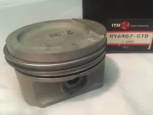 Engine (1) Piston With Rings ITM RY6407-STD Fits Audi 1987-1991 2.3L SOHC Gas - Picture 1 of 4