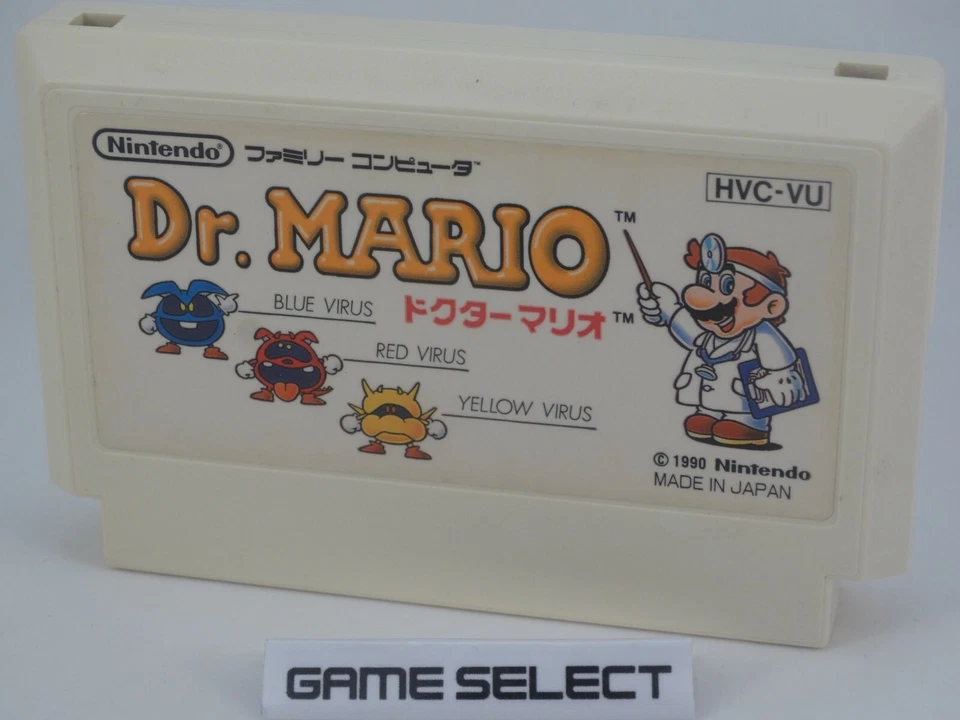 Dr. Mario Super Bros Doctor Nintendo Famicom Nes NTSC-J Japón Original - Imagen 1 de 1