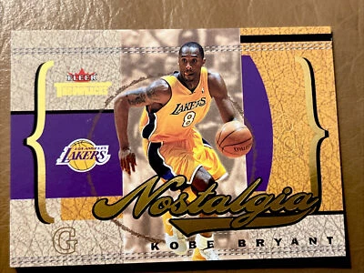 2004-05 Fleer Throwbacks Nostalgia #2 Kobe Bryant Lakers NBA RARE NO SERIAL # 😎 - Image 1 of 4