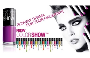 MAYBELINE>COLOR SHOW<HOCHGLANZ NAGELLACK IN 60 SEK.TROCKEN LEUCHTENDE FARBEN - Bild 1 von 47