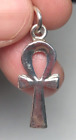 Very nice  Sterling SILVER ANKH pendant Egyptian Cross Charm