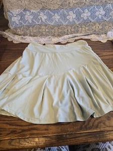 Abercrombie Kids Size Girls 15/16 Mint Green Pastel Skort Skirt/shorts Soft - Picture 1 of 12