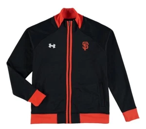 San Francisco Giants Under Armour Black Orange Triad Full-Zip Jacket Women's NEW - Picture 1 of 6