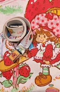 Strawberry Shortcake Vintage Child Size 31'' Elastic Magnetic Buckle Belt 80's - Picture 1 of 4