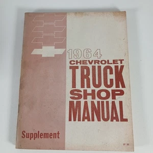 Vintage 1964 Chevrolet Truck Shop Manual Supplement Automobile Repair ST 35 - Picture 1 of 8