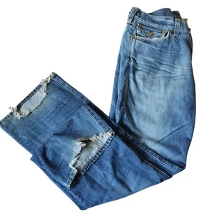 True Religion Jeans Men's 36 Flap Pocket Denim Billy 36" Made USA - Imagen 1 de 24