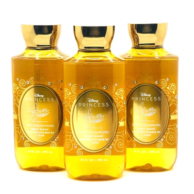 3-Pack Bath & Body Works Disney Princess BELLE Shower Gel Body Wash 10 fl.oz - Image 1 of 4