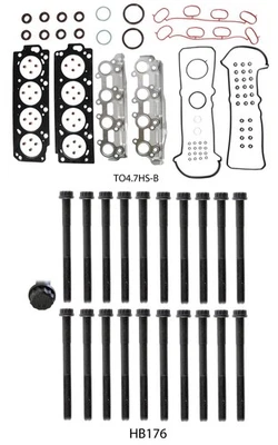 Cylinder Head Gasket Set for LEXUS TOYOTA GX470 4RUNNER 4.7L DOHC 04-09 RA/839RB — 第 1/4 张图片