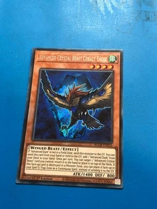 Yugioh Secret Rare Advanced Crystal Beast Cobalt Eagle BLCR-EN015 1. Auflage - Bild 1 von 2